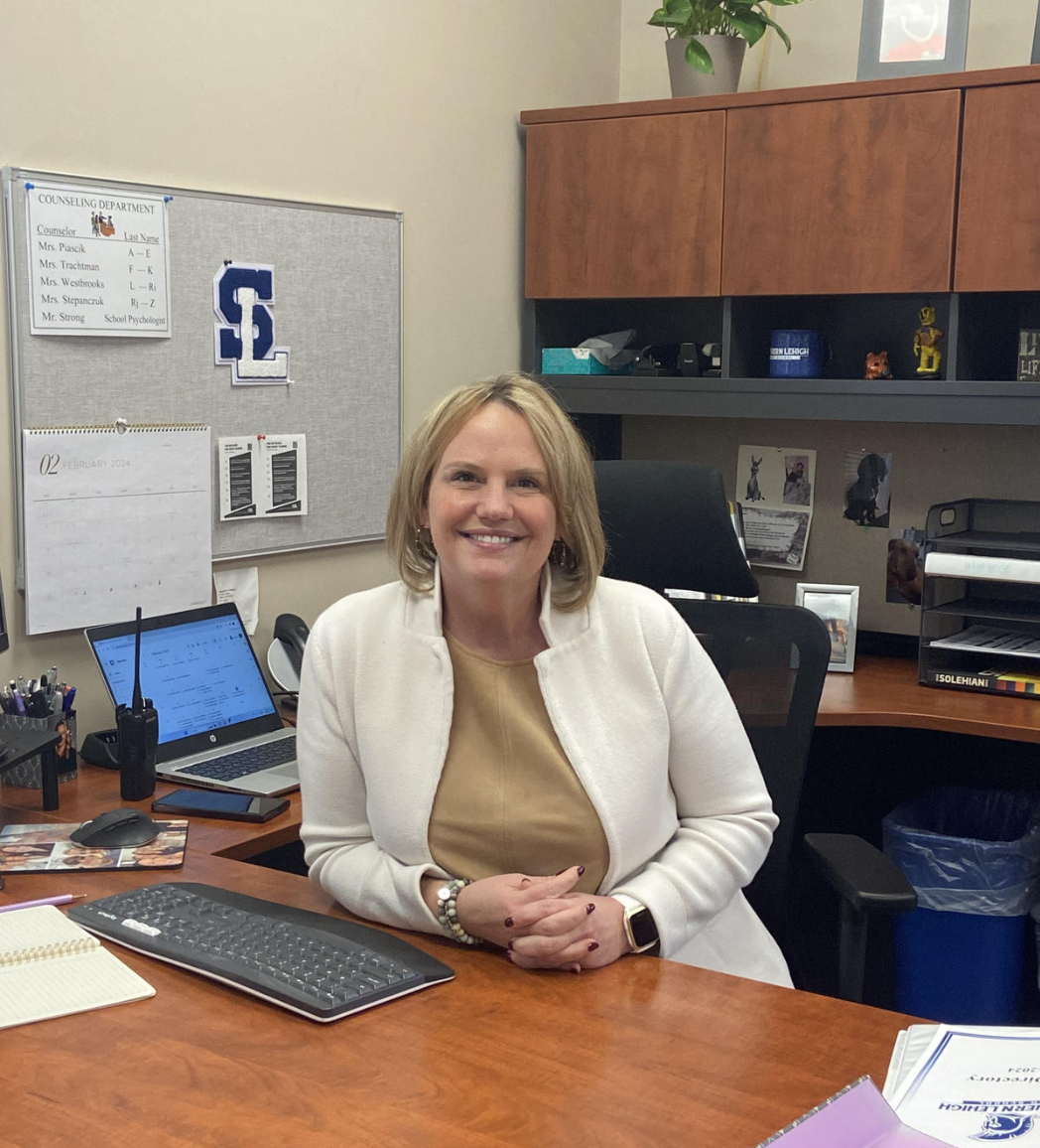 Mrs. Petronio wants students to feel comfortable coming to her office to talk to her. 